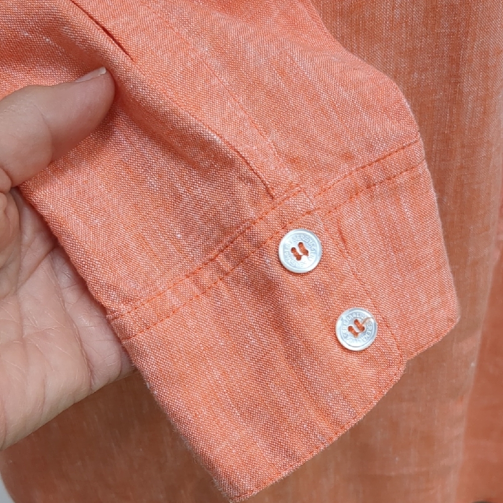 Serena & Lily Linen "Margot" Long Sleeve Dress - Picture 5 of 11